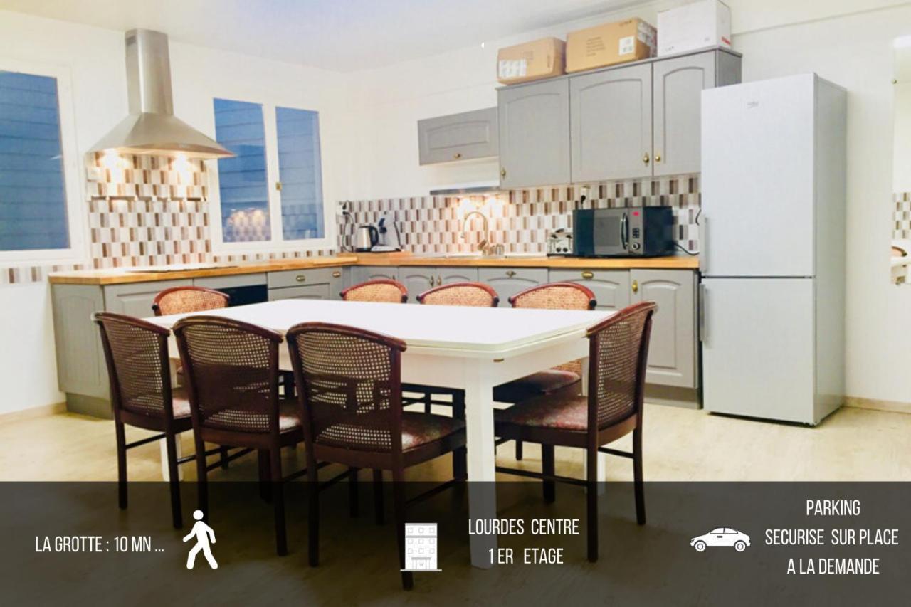 Villa Bigorra Lourdes Centre Le Sanctuaire La Grotte , Parking מראה חיצוני תמונה
